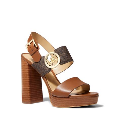 sandalias michael kors plataforma|michael kors sandals high heels.